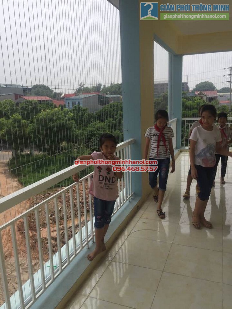 Lắp lưới an toàn cho trường tiểu học Minh Trí - 03