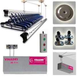Giàn phơi bấm điện tự động Vinadry AE711