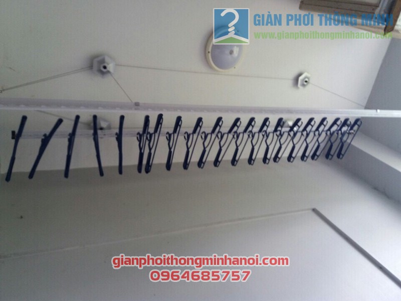 Lắp đặt giàn phơi đồ thông minh cho lô gia chung cư nhà anh Tuấn, quận Tân Bình - 04