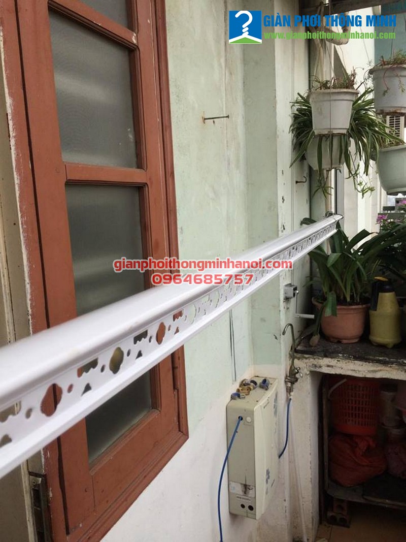 Lắp đặt giàn phơi thông minh giá rẻ cho nhà chị Ngọc - Linh Đàm Lắp đặt giàn phơi thông minh giá rẻ cho nhà chị Ngọc - Linh Đàm