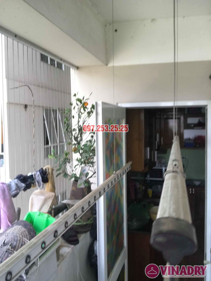 Sửa giàn phơi quần áo tại nhà: Sửa giàn phơi nhà chị Hạnh, chung cư Sài Đồng Lake View - 06