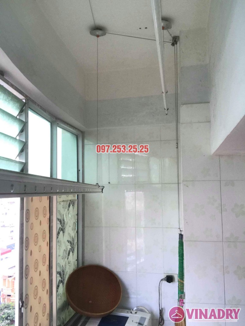 Sửa giàn phơi thông minh tại Hoàng Mai nhà anh Chinh, nhà N6, chung cư Đồng Tàu - 03