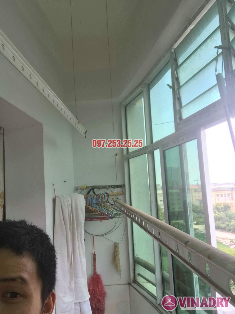 Sửa giàn phơi thông minh tại Hoàng Mai nhà anh Chinh, nhà N6, chung cư Đồng Tàu - 06
