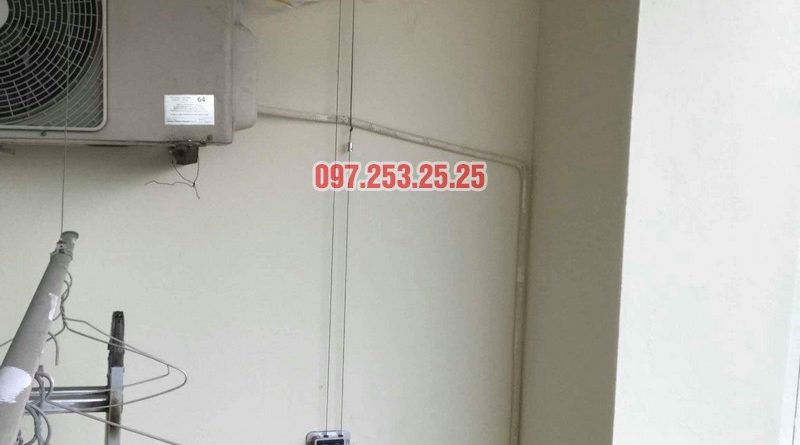 Sửa giàn phơi giá rẻ nhà chị Minh, tòa 15T2 chung cư 18 Tam Trinh - 05