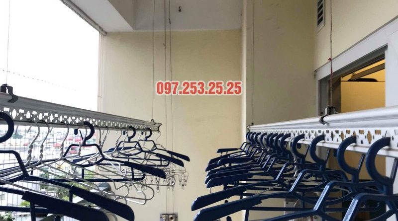Sửa giàn phơi quần áo thông minh nhà chị Trang, Căn 504, Tòa CT1B Nam Đô Complex - 02